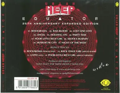 Uriah Heep - Equator (1985) [25th Anniversary Expanded Edition]