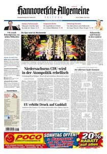 Hannoversche Allgemeine Zeitung - 26.02.2011
