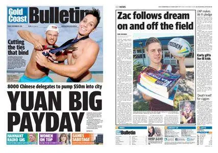 The Gold Coast Bulletin – November 18, 2016