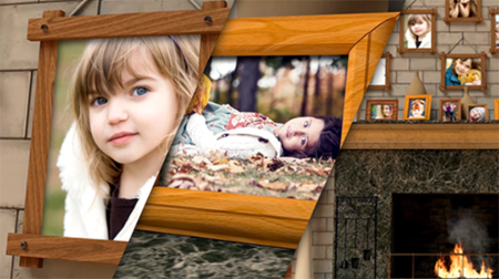 Fireplace Warm Photo Memories - Project for After Effects (VideoHive)