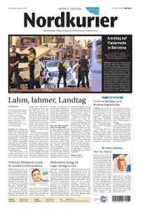 Nordkurier - Müritz-Zeitung - 18. August 2017