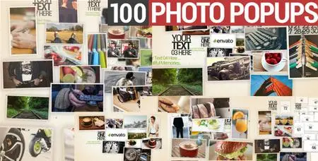 100 Photo Popups - Project for After Effects (VideoHive) 9960121