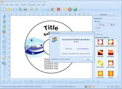 RonyaSoft CD DVD Label Maker 3.2.2 Multilingual