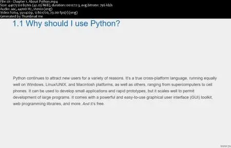 Quick Python, 2nd Ed, Video Edition