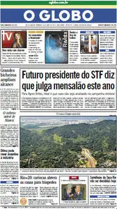Jornal O Globo - 15 de abril de 2012 - Domingo