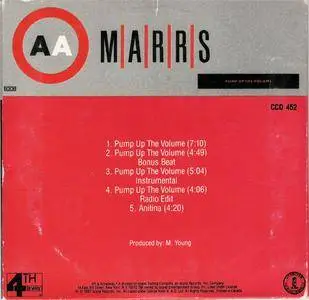 M|A|R|R|S - Pump Up The Volume (US CD5) (1987) {4th & B'Way/Island} **[RE-UP]**