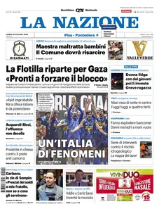 La Nazione Pisa Pontedera - 29 Settembre 2025