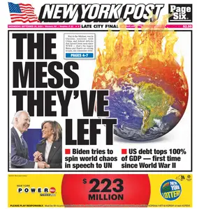 New York Post - September 25, 2024