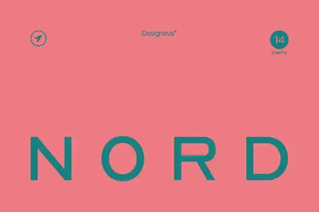 Creative Market - Nord - Minimal Display Font Family - 3930703