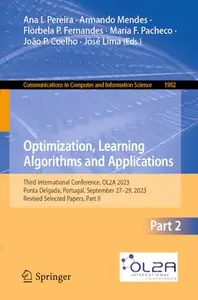 Optimization, Learning Algorithms and Applications