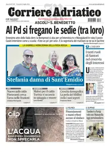 Corriere Adriatico Ascoli - 26 Luglio 2024