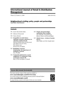 Neighbourhood Retailing : Policy, People and Partnerships