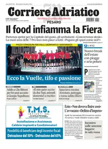 Corriere Adriatico Pesaro - 11 Settembre 2024