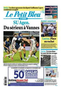 Le Petit Bleu d'Agen - 28 Novembre 2025