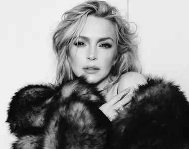 Lindsay Lohan by Chris Colls for ELLE US Summer 2025
