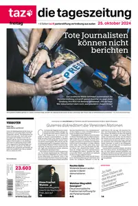 taz die tageszeitung  - 25 Oktober 2024