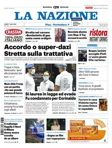 La Nazione Pisa Pontedera - 7 Luglio 2025