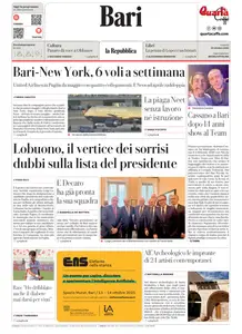 la Repubblica Bari - 10 Ottobre 2025