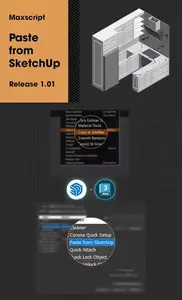 Paste From SketchUp to 3Dsmax Script v1.14 1.37