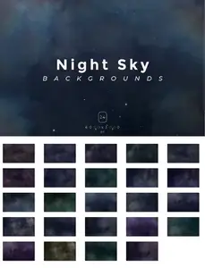 EE - 24 Night Sky Backgrounds Z35VJNF