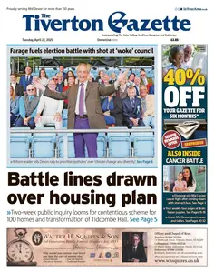 Tiverton Gazette - 22 April 2025