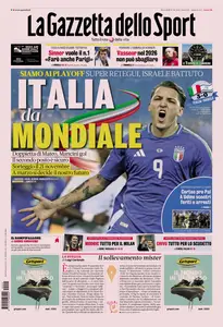 La Gazzetta dello Sport - 15 Ottobre 2025