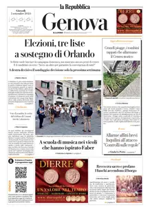 la Repubblica Genova - 5 Settembre 2024