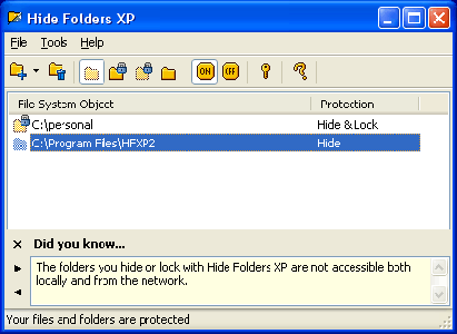 Hide Folders™ XP 2.5.build 3.321