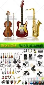 Stock Vector – Musical Instruments Collection