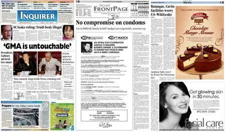 Philippine Daily Inquirer – December 08, 2010