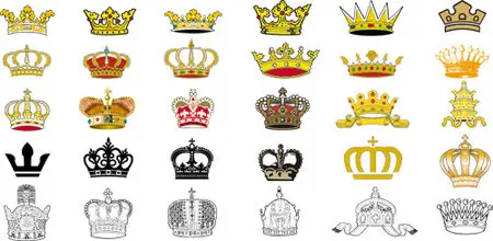 Crowns vector