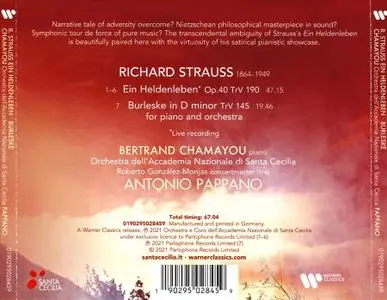 Antonio Pappano, Orchestra dell’Accademia Nazionale di Santa Cecilia - Richard Strauss: Ein Heldenleben; Burleske (2021)