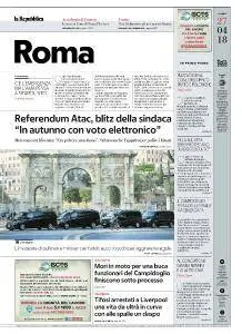 la Repubblica Roma - 27 Aprile 2018