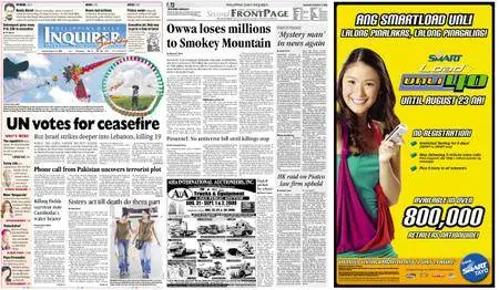Philippine Daily Inquirer – August 13, 2006