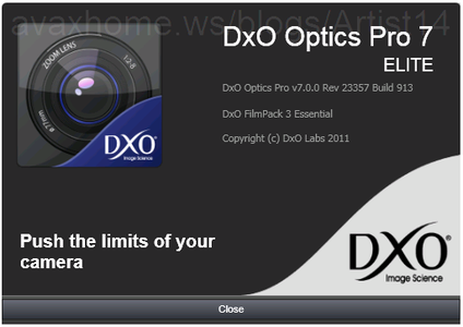 DxO Optics Pro v7.0.0 Rev 23357 Build 913 Multilingual