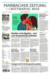 Marbacher Zeitung - 19. September 2018