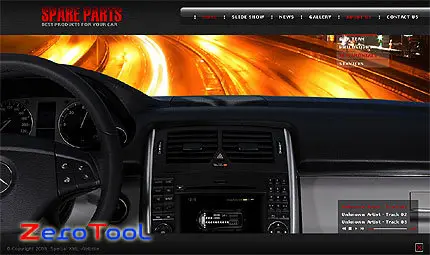 FlashMint 2648 rip Car spare parts XML flash template