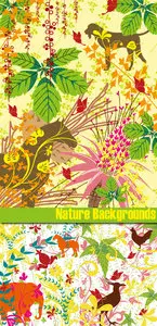 Nature Vector Backgrounds