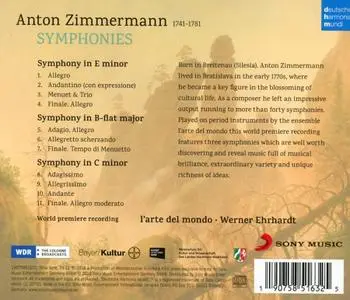 Werner Ehrhardt, L'arte del mondo - Anton Zimmermann: Symphonies (2018)