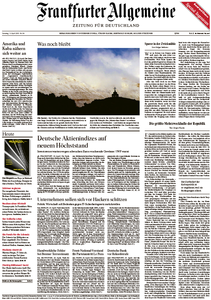 Frankfurter Allgemeine Zeitung vom Samstag, 11. April 2015