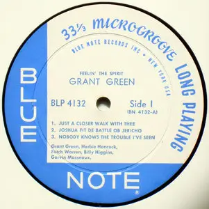 Grant Green - Feelin' the Spirit (Blue Note RVG Original Mono) Vinyl rip in 24 Bit/ 96 Khz + CD 