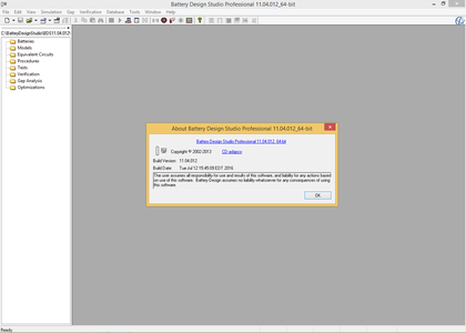 Battery Design Studio 11.04.012