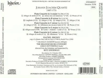 Rachel Brown, The Brandenburg Consort, Roy Goodman - Johann Joachim Quantz: Flute Concertos (1997)