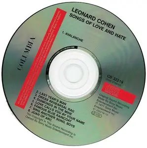 Leonard Cohen - Songs of Love and Hate (1971) Re-up