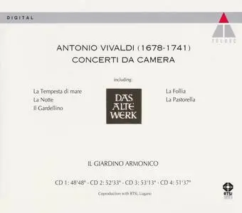 Giovanni Antonini, Il Giardino Armonico - Antonio Vivaldi: Concerti da Camera [4CDs] (1992)