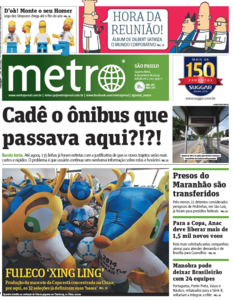 Metro [Brazil - São Paulo], 08. Januar 2014