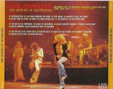 Led Zeppelin - Return Of The Destroyer (3CD) (2004) {Live Remains} **[RE-UP]**