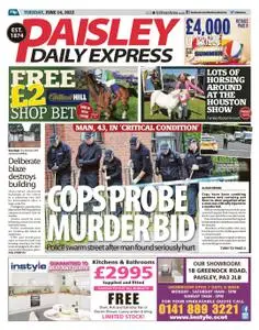 Paisley Daily Express – 14 June 2022