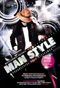 Man Style Flyer Template
