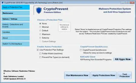 CryptoPrevent 19.01.09.0 Premium Edition